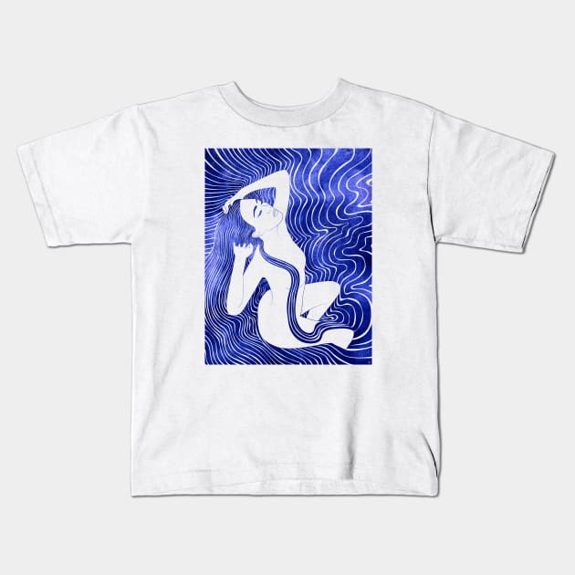 Water Nymph CIII Kids T-Shirt by Sirenarts